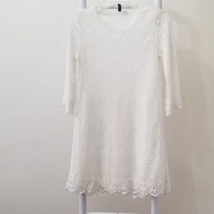H&M White Lace Dress